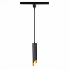 ST152.406.01 Светильник трековый Черный GU10 1*50W IP20 D60xH300 220V Без ламп