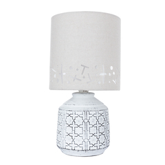 Декоративная настольная лампа Arte Lamp BUNDA A4007LT-1WH, 1хE14
