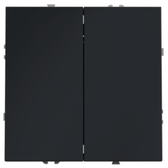 VLS020507 Перекрестный переключатель встраиваемый VOLTUM S70 двухклавишный 10А, (графит). (ТМ Maytoni)