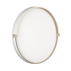 7646/ELN PALE SN 189 Светильник пластик/золотой LED 76Вт 3000/4000/6000К D490 IP43 CCT OLIDI WHITE