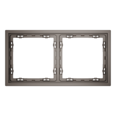 VLS100214 Рамка пластиковая VOLTUM S70 на 2 пост, (капучино). (ТМ Maytoni)