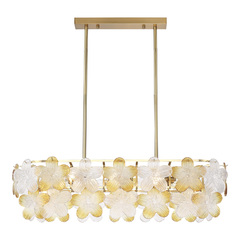 SL6240.203.08 Светильник подвесной ST-Luce золотистый/Прозрачный, янтарный E14 8*60W