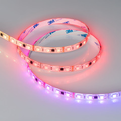 Светодиодная лента герметичная DMX-SE-B60-10mm 12V RGB-PX3 (14 W/m, IP65, 5060, 5m) (Arlight, бегущий огонь)