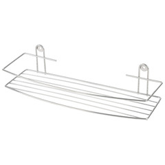 Полка настенная Lecco 7,5*35*13 см хром (Минимальная отгрузка 16 шт)