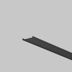 Рассеиватель для профиля 50×50 (Чёрный, 3 м), ALM-5050T-B-DF-3M 642049. TM Maytoni