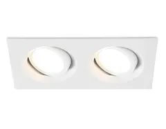 Светильник встраиваемый TN102745/2 WH белый IP20 GU5.3/2 180*95*25