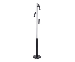 07613-F,19 Торшер Верония черный d22 h152 Led 3*3W (4000K)