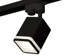 Комплект трекового светильника XT7813021 SBK/FR черный песок/белый матовый MR16 GU5.3 (A2521, C7813, N7751)