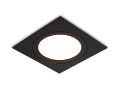 Светильник встраиваемый TN6609 BK черный IP44 GX53 max 15W 110*110*23