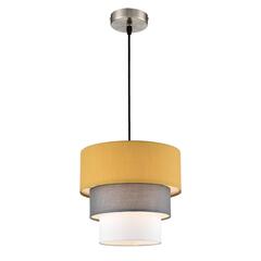 8038/1 MODERNI LN26 187 никель/желтый/серый/белый, металл/текстиль Подвесной светильник Е27 60W 220V ILAIDA
