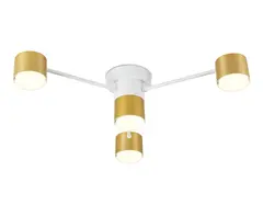 Светильник потолочный FL51720/4 WH/GD белый/золото GX53/4 max 12W 645*135