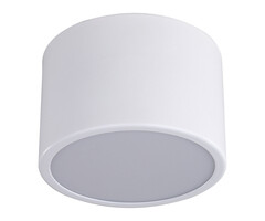 05510,01 Светильник Медина белый d10 h6,5 Led 8W (4000K)