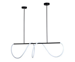 08041-150,19(4000K) Подвес диммируемый Далия черный L150 h100 Led 90W (4000K) с пультом ДУ
