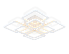 Светильник светодиодный потолочный FA8950/4+4 WH белый 101W 3000-6000K 540*540*120 (ПДУ ИК)