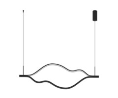 Подвес Линн черный w140*3 h200 Led 50W (4000K)