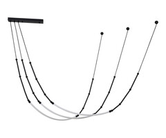 08060-3AS,19 Подвес Бофорт черный w150*150 h160 Led 50W (4000K)