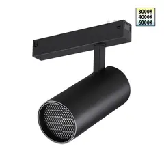 359960 PORT NT25 220 черный Трековый светильник с переключ. цв. темпер. IP20 LED 3000К\4000К\6000К 30W 90-240V VECTOR