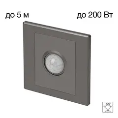 CLR005KS1 Skally Реле Движения Графит, до 200W