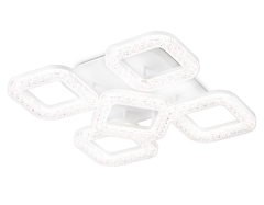 Светильник потолочный светодиодный с пультом FA3914/4+1 WH белый 80W 3000K/4200K/6400K 380*380*110 (ПДУ РАДИО 2.4G)