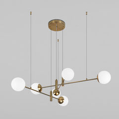 Умный подвесной светильник 70146/6 латунь