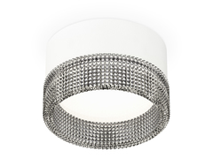 Комплект накладного светильника с композитным хрусталем XS8101031 SWH/BK белый песок/тонированный GX53 (C8101, N8484)