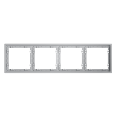 VLS100416 Рамка пластиковая VOLTUM S70 на 4 поста, (серый). (ТМ Maytoni)