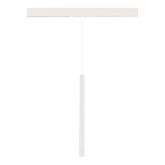 ST683.546.08 Магнитный трековый светильник Белый LED 1*8W 4000K 450Lm Ra90 24° IP20 D30xH500 48V