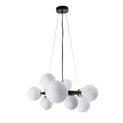 Подвесная люстра Arte Lamp GEMINI A2243SP-10BK, 10хG9