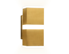 Настенный светодиодный светильник с акрилом FW191 SGD золото песок LED 4200K 12W 140*60*80