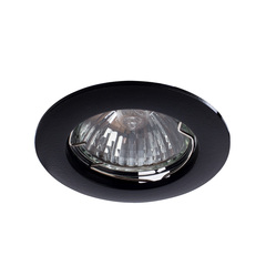 Точечный встраиваемый светильник Arte Lamp BASIC A2103PL-1BK, 1хGU10