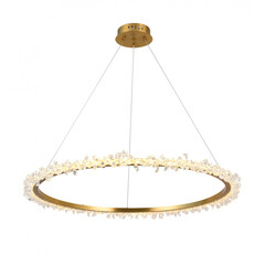 08454-80,36 Подвес ЛаураЛюкс латунь d80 h150 Led 49W (3000K)