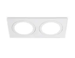 Светильник встраиваемый TN6612/2 WH белый IP44 GX53/2 max 15W 215*110*24