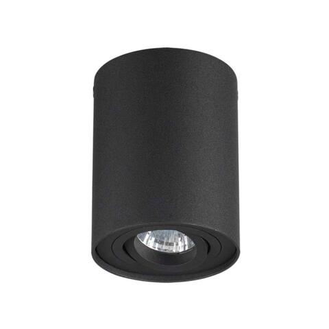 3565/1C HIGHTECH ODL18 209 черный Потолочный накладной светильник IP20 GU10 1*50W 220V PILLARON