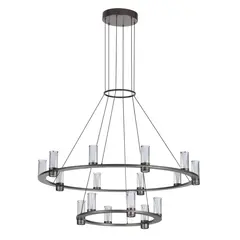 7143/110L HIGHTECH ODL26 513 светильник темный никель/акрилл/металл IP20 LED 93W 5960Лм 3000K 220V DEFANCE