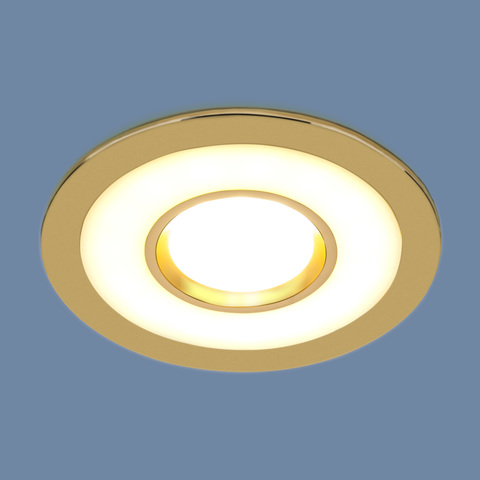Точечный светильник светодиодный 1052 MR16 GD золото