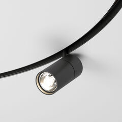 Slim Magnetic Трековый светильник для радиусного шинопровода 20W 4200K Comfi чёрный Ø 1200мм 85190/01