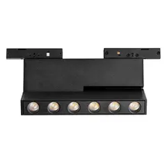 206937 Светильник линейный поворотный 24V д/трека LINEA LED 6W 500LM 30G ЧЕРНЫЙ 3000K Lightstar
