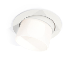 Комплект встраиваемого поворотного светильника XC7651085 SWH/FR белый песок/белый матовый MR16 GU5.3 (C7651, N7170)