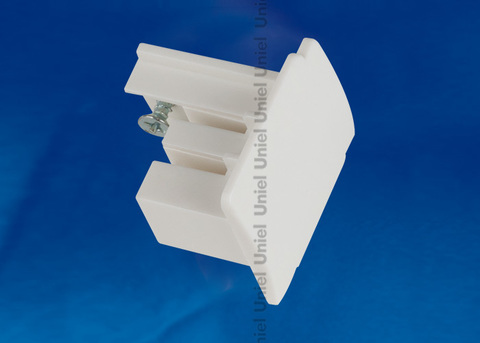 UFB-C41 WHITE 1 POLYBAG Заглушка торцевая для шинопровода. Цвет — белый. Упаковка — полиэтиленовый пакет.
