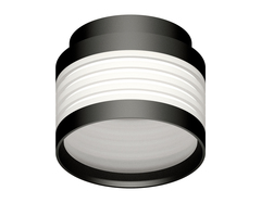 Корпус светильника накладной C8432 SBK/FR черный песок/белый матовый D110*H90mm GX53
