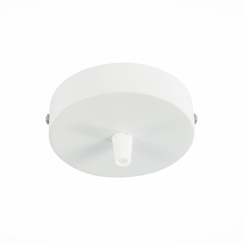 SL001.503.01 Потолочное крепление на одну лампу (круглое) ST-Luce Белый