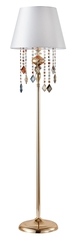 Торшер Crystal Lux MERCEDES PT1 GOLD/COLOR 0951/601