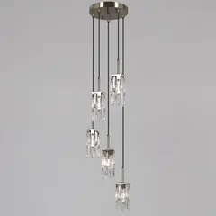 IL3600-5PSQ-26 AB DS светильник потолочный ILLUMICO, E14х5