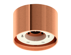 Корпус светильника накладной C8122 PPG золото розовое полированное D85*H60mm GX53