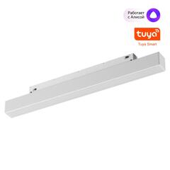 359628 SHINO NT25 144 белый Трековый низковольт. св-к диммир. со сменой цв.температуры, пульт ДУ/Tuya Smart Life IP20 LED 10W 48V 3000-6000K FLUM