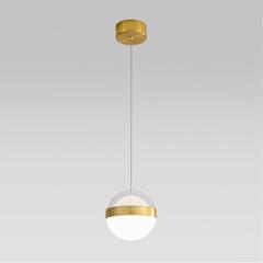 5036/12L L-VISION ODL24 389 ант.бронза/прозрачн/молочный/металл/акрил Подвес LED 12W 4000K 600лм RONI