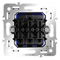 VLS0301M Механизм выключателя трехклавишного 10А, S70. (ТМ Maytoni)