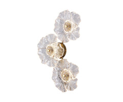 Бра Грея латунь w8*28 h45 Led 3*2W (3000K)