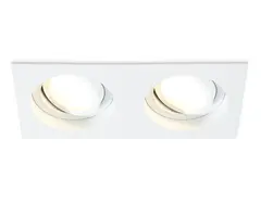 Светильник встраиваемый TN102759/2 WH белый IP20 GU5.3/2 200*100*32
