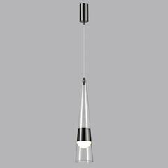 5044/12L L-VISION ODL24 435 глянц.темн.хром/прозрачный/металл/стекло Подвес LED 12W 3000K 1334Лм LUMP